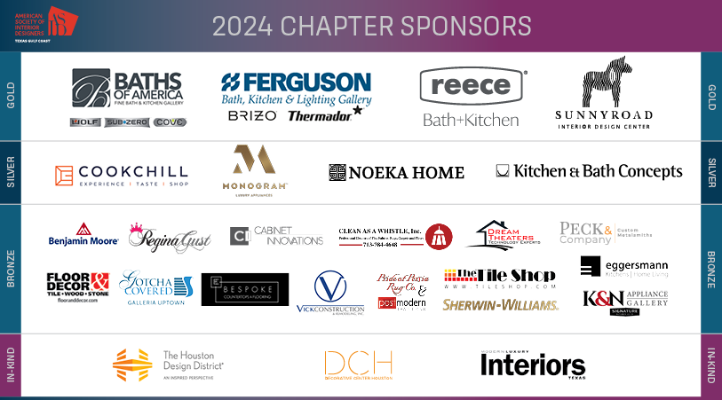 Thank you 2024 Chapter Sponsors!